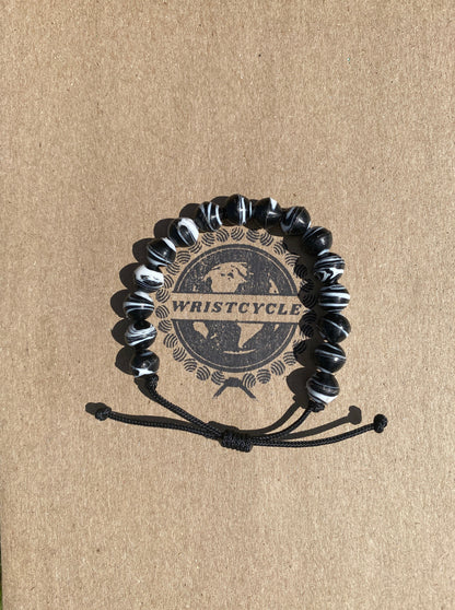 Black Recycled Plastic Bracelet